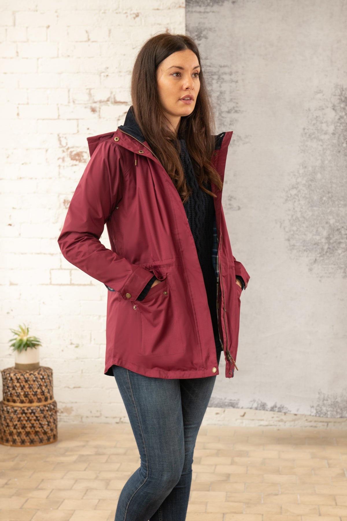 Kendal Raincoat - Berry-Lighthouse