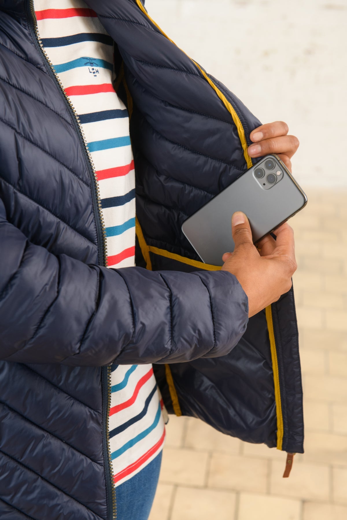 Lara Down Jacket - Navy-Lighthouse