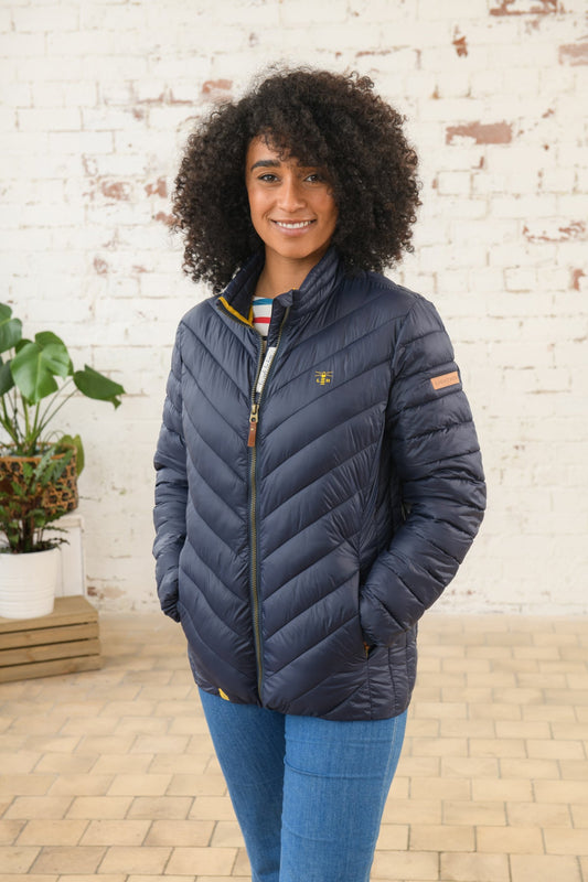 Lara Down Jacket - Navy-Lighthouse