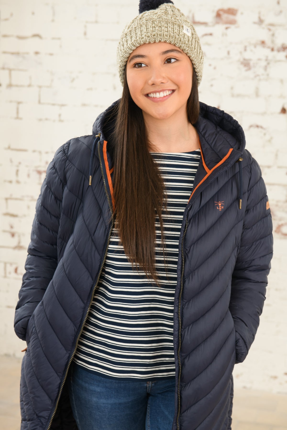 Laurel Coat - Navy Blue