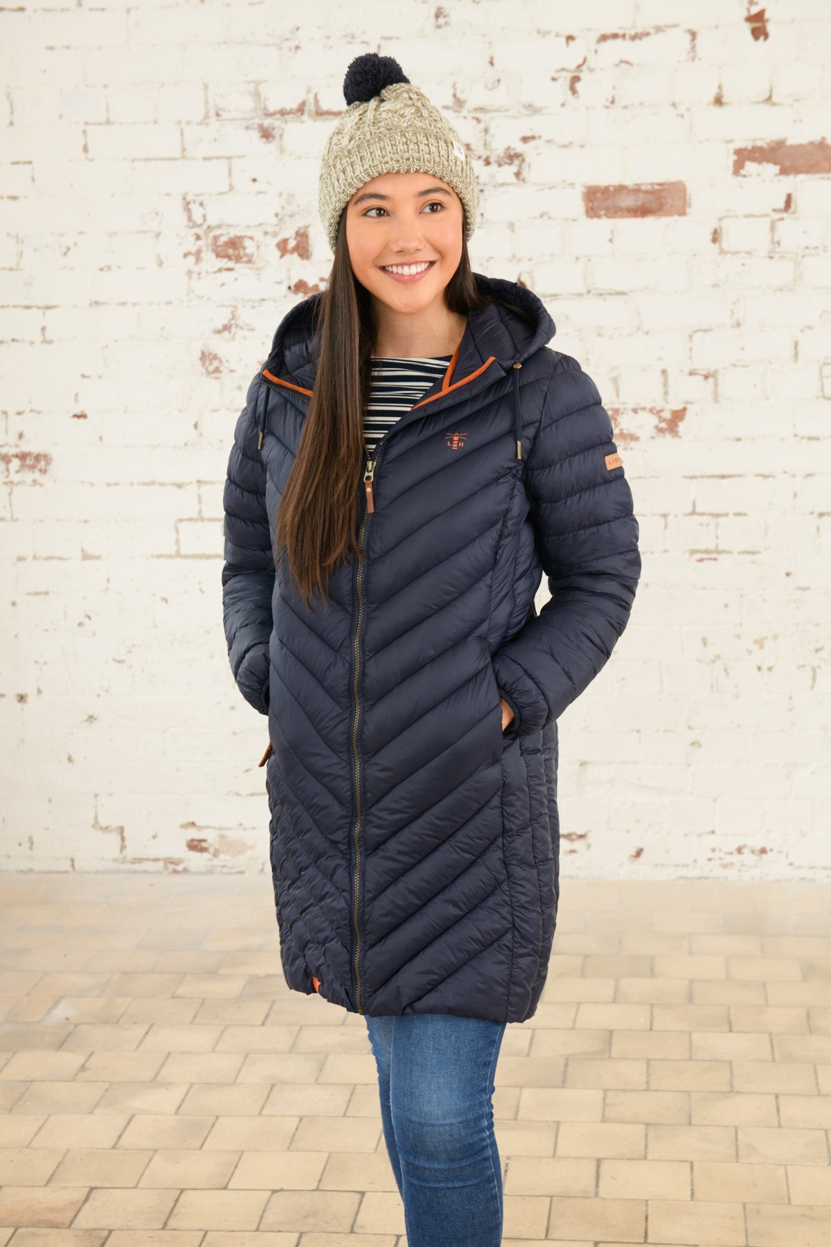 Laurel Coat - Navy Blue