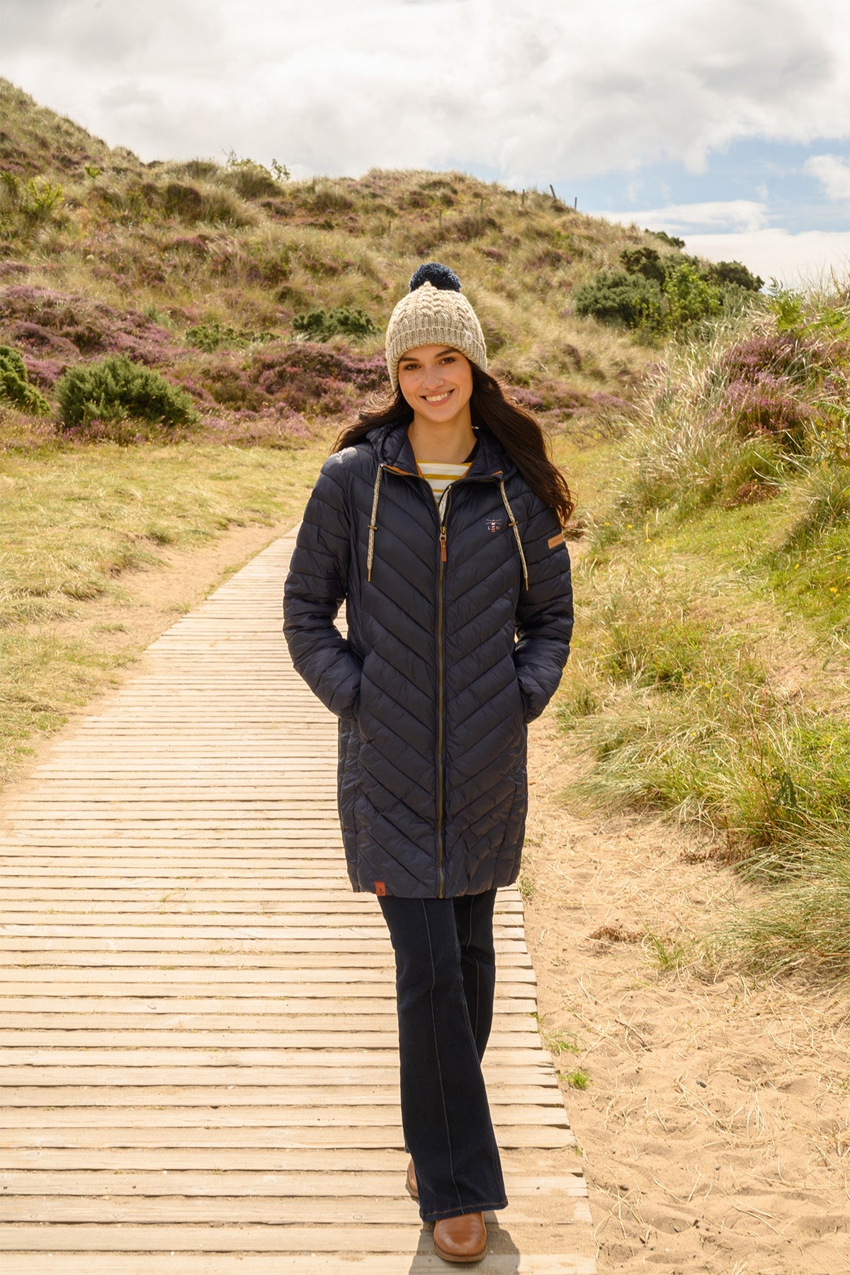 Laurel Coat - Navy Blue