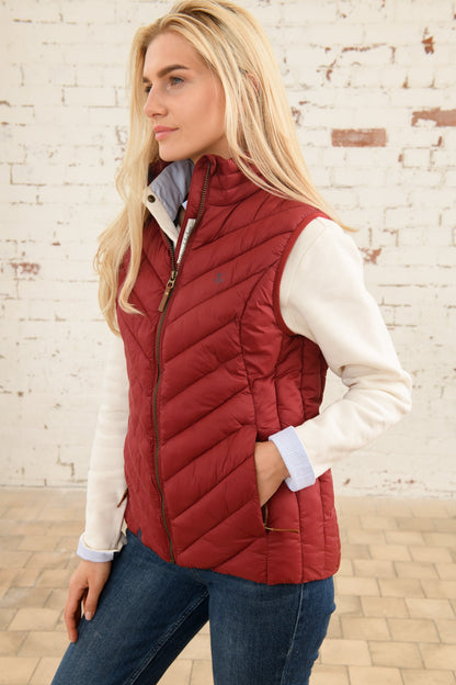 Laurel Gilet - Maroon-Lighthouse