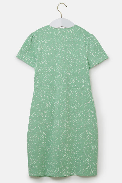 Lena Dress - Soft Green Floral-Lighthouse