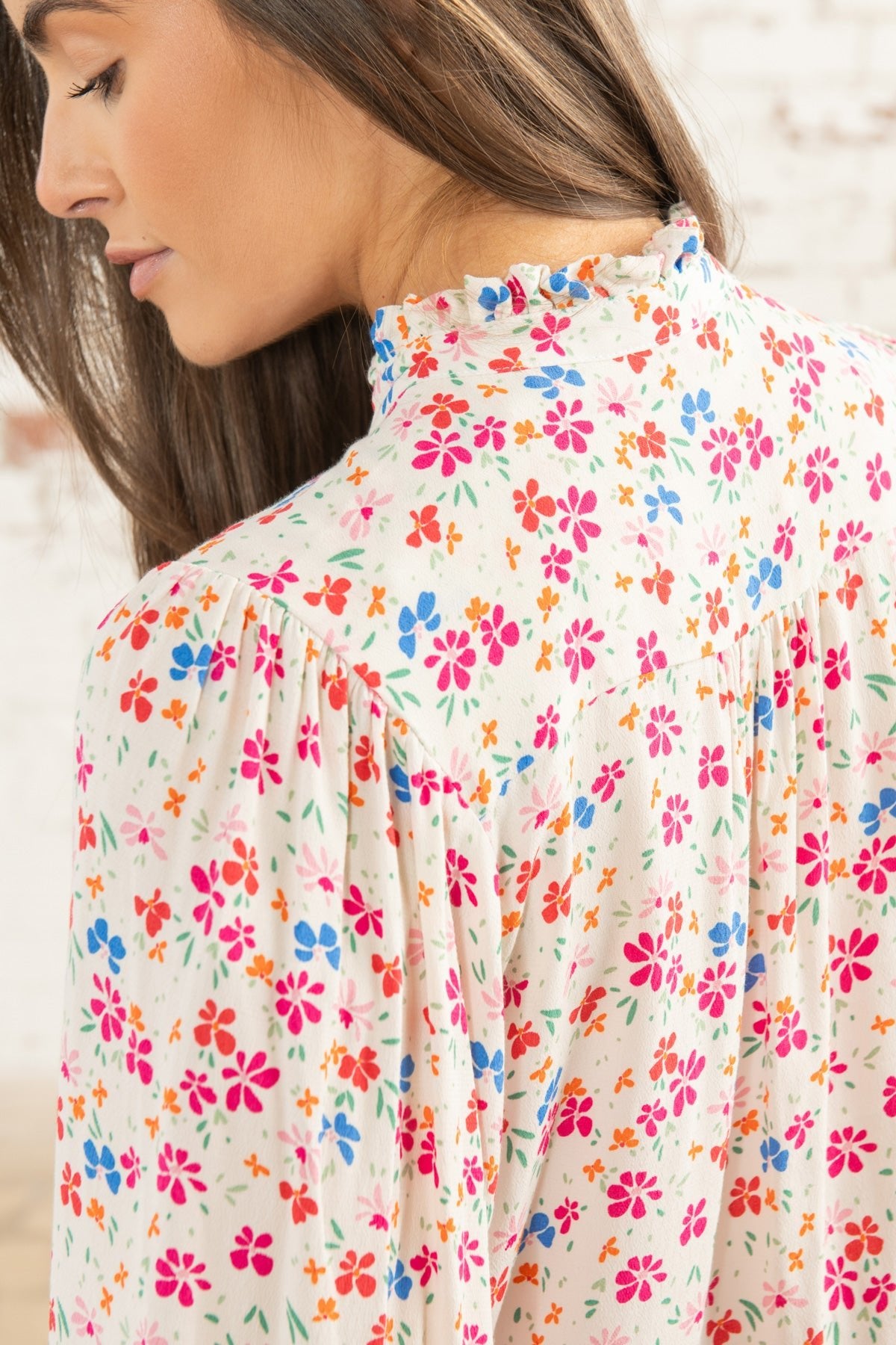 Lola Blouse - Summer Floral-Lighthouse