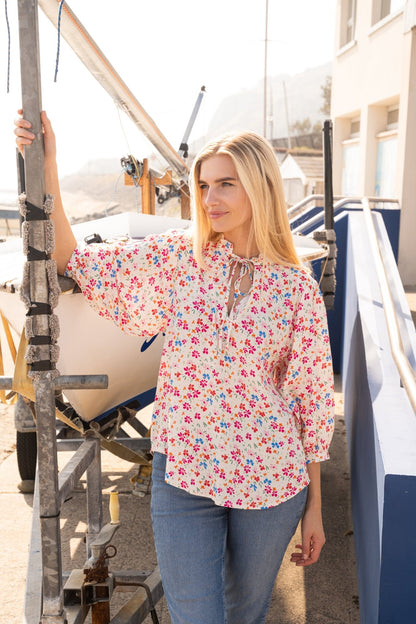 Lola Blouse - Summer Floral-Lighthouse