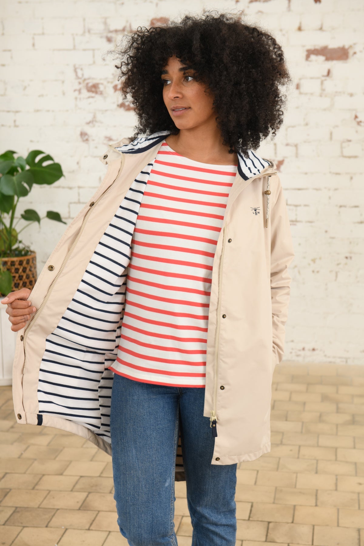 Long Beachcomber Jacket - Biscuit