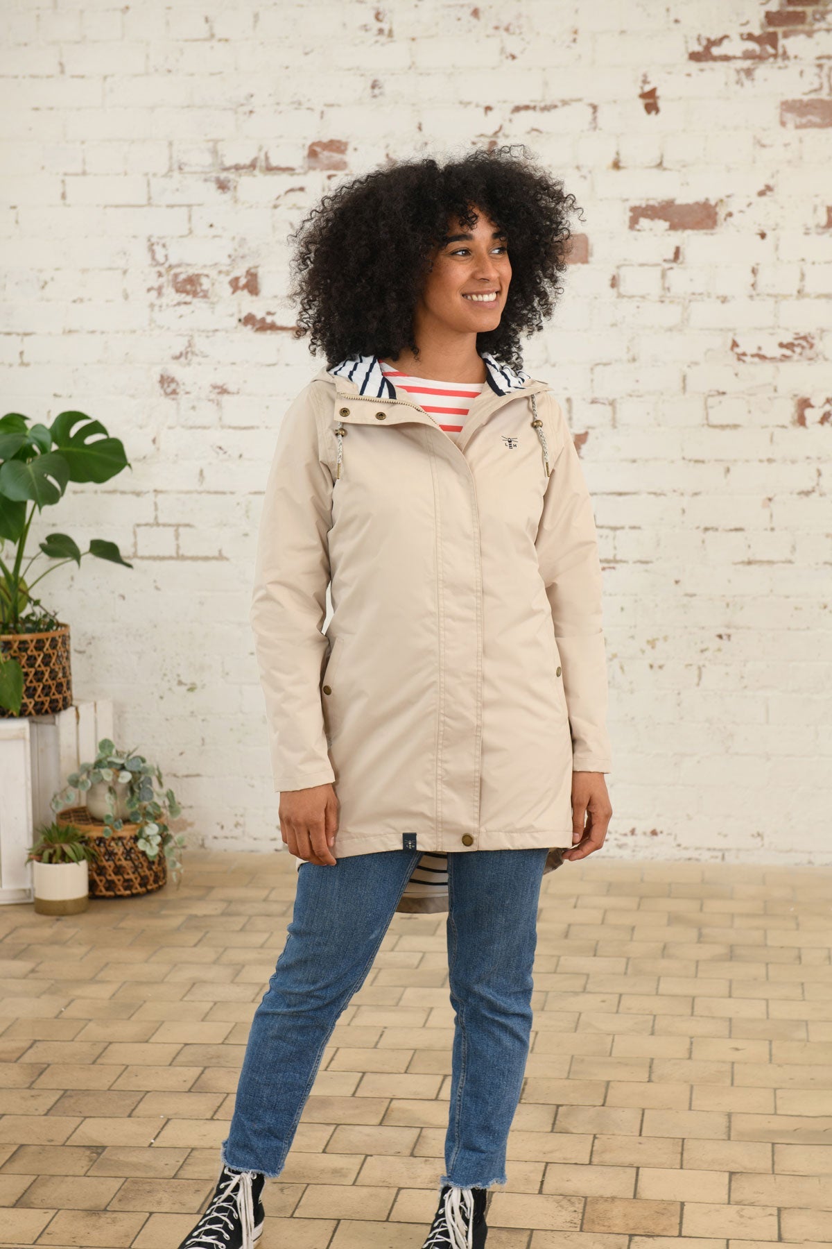 Long Beachcomber Jacket - Biscuit