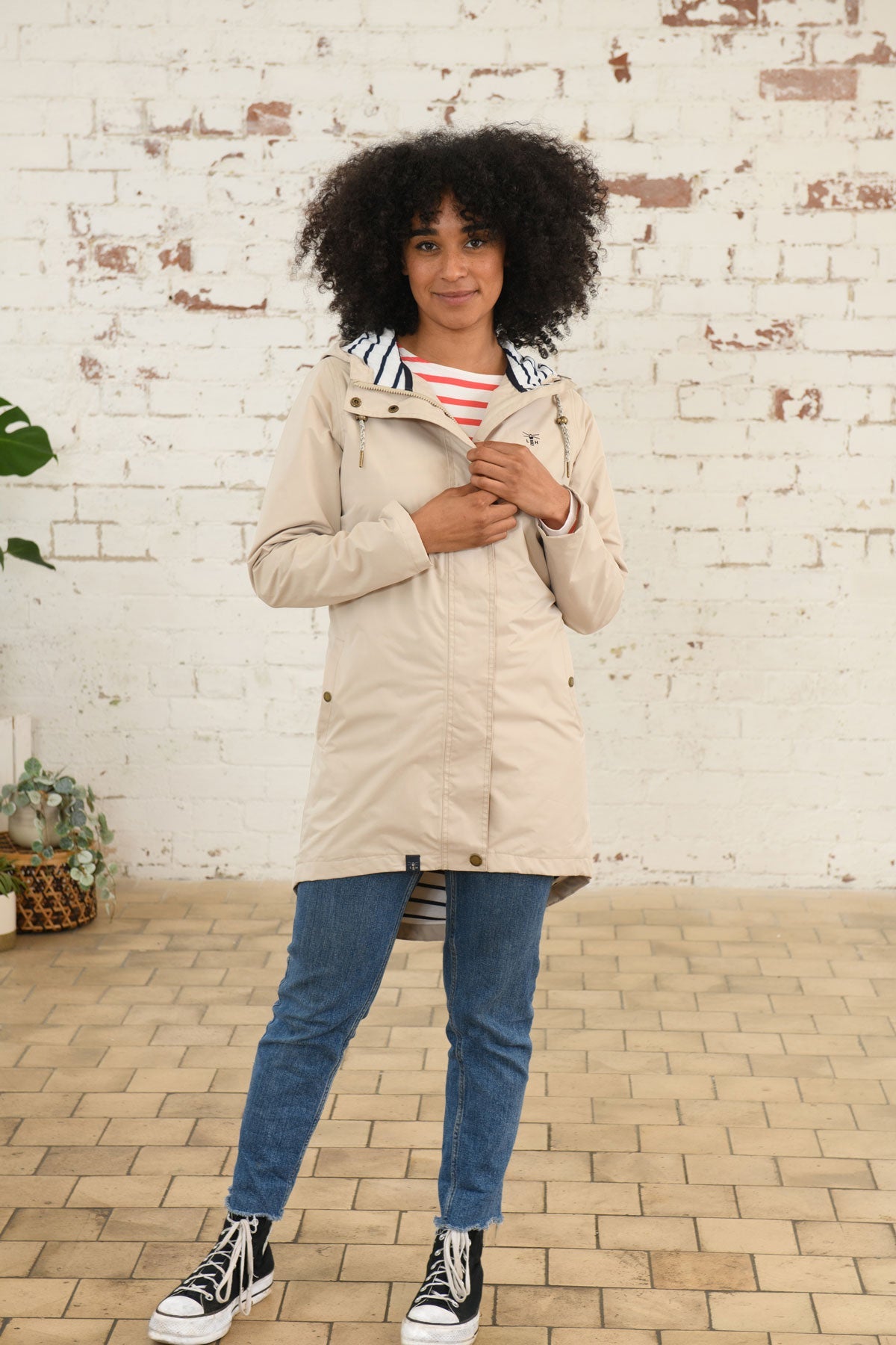Long Beachcomber Jacket - Biscuit