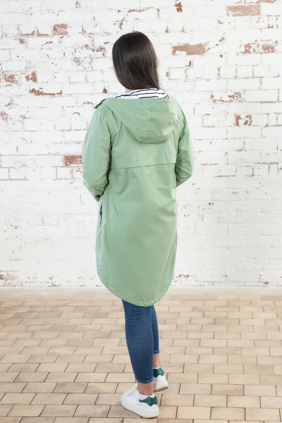 Long Beachcomber Jacket - Pistachio - Lighthouse