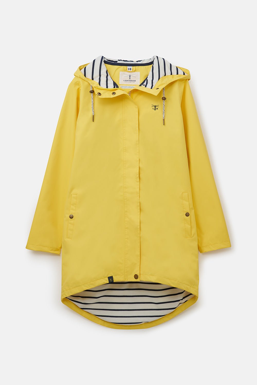 Long Beachcomber Jacket - Yellow-Lighthouse