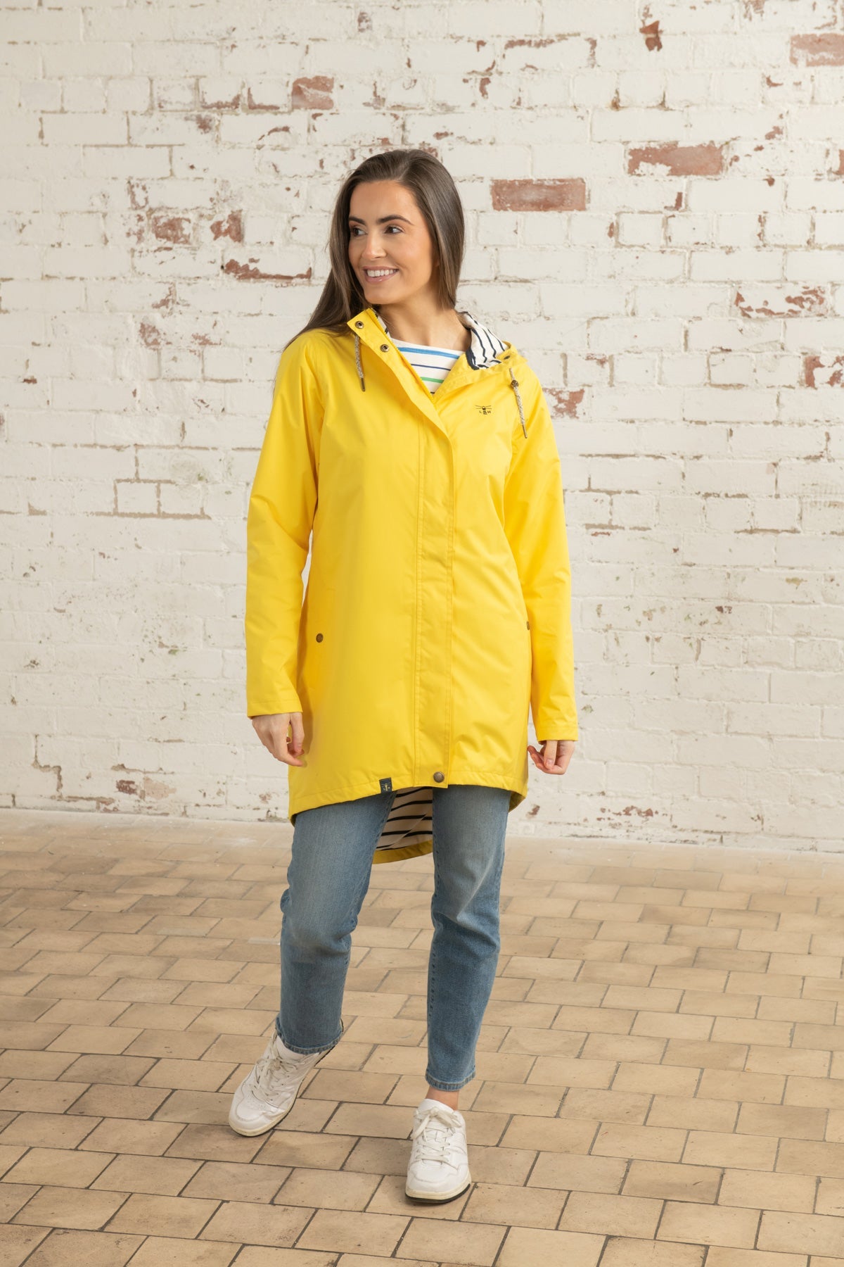 Long Beachcomber Jacket - Yellow-Lighthouse