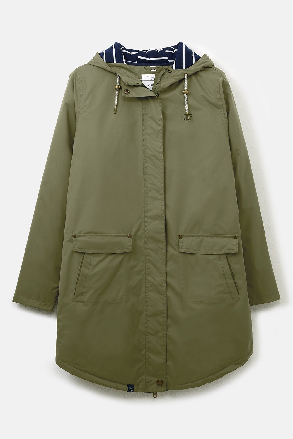 Long Iona Coat - Khaki-Lighthouse