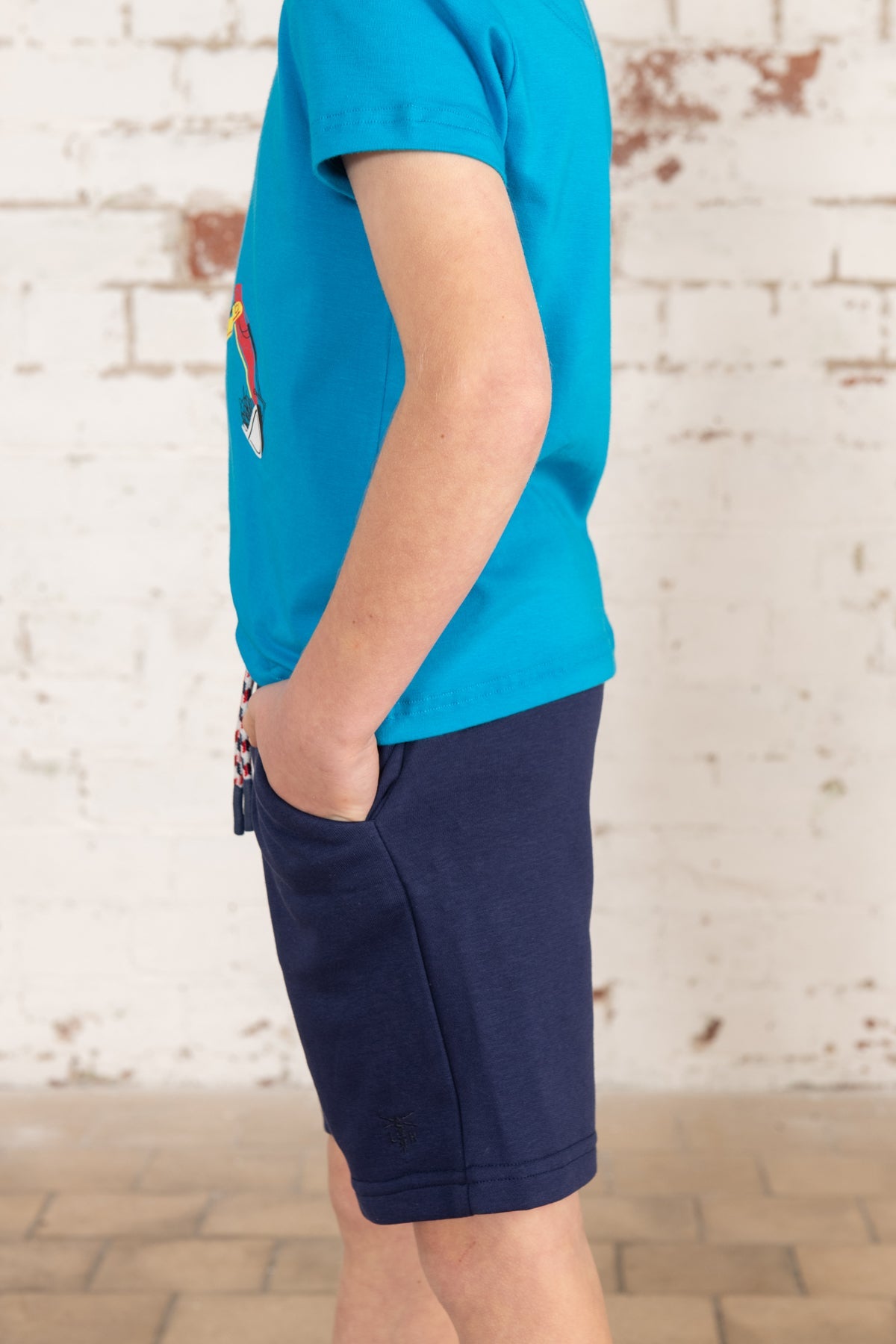 Louie Shorts - Navy-Lighthouse
