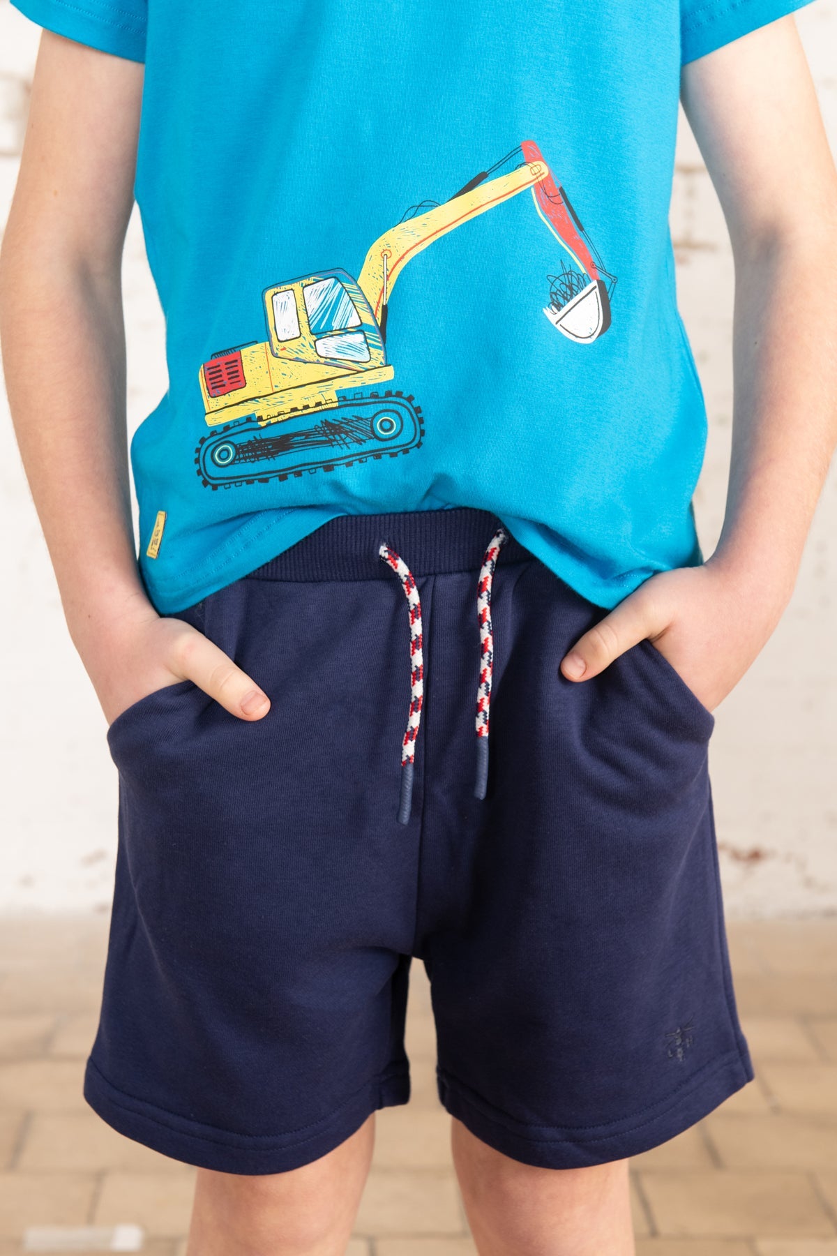 Louie Shorts - Navy-Lighthouse