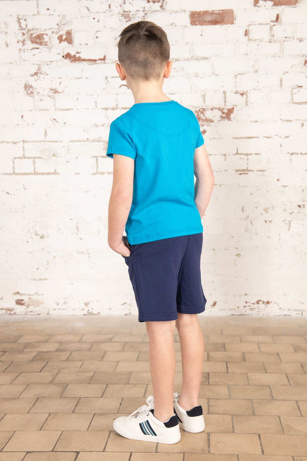 Louie Shorts - Navy-Lighthouse