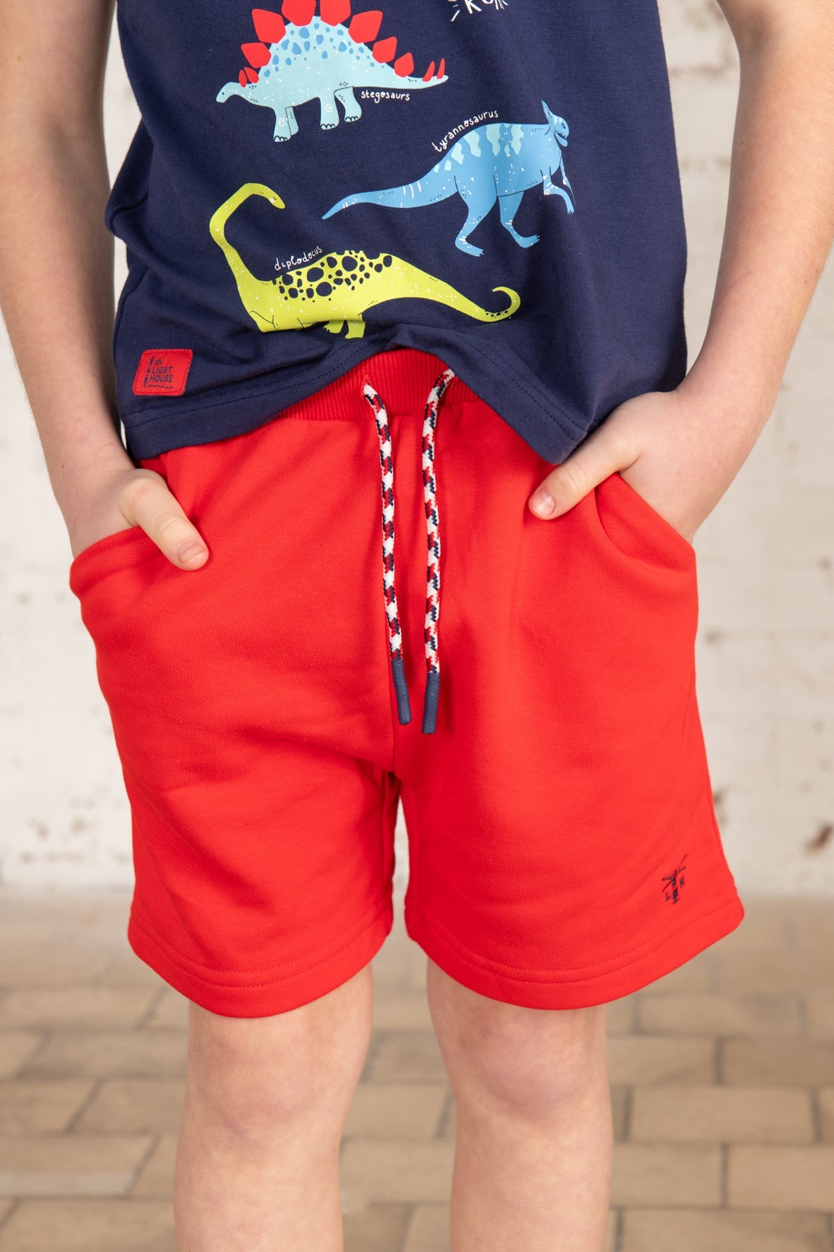 Louie Shorts - Red-Lighthouse