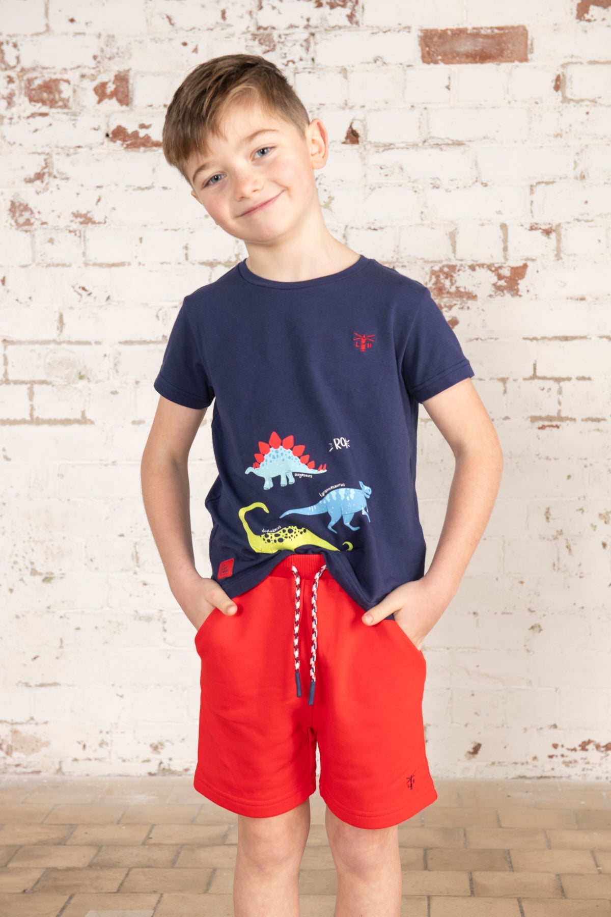 Louie Shorts - Red-Lighthouse