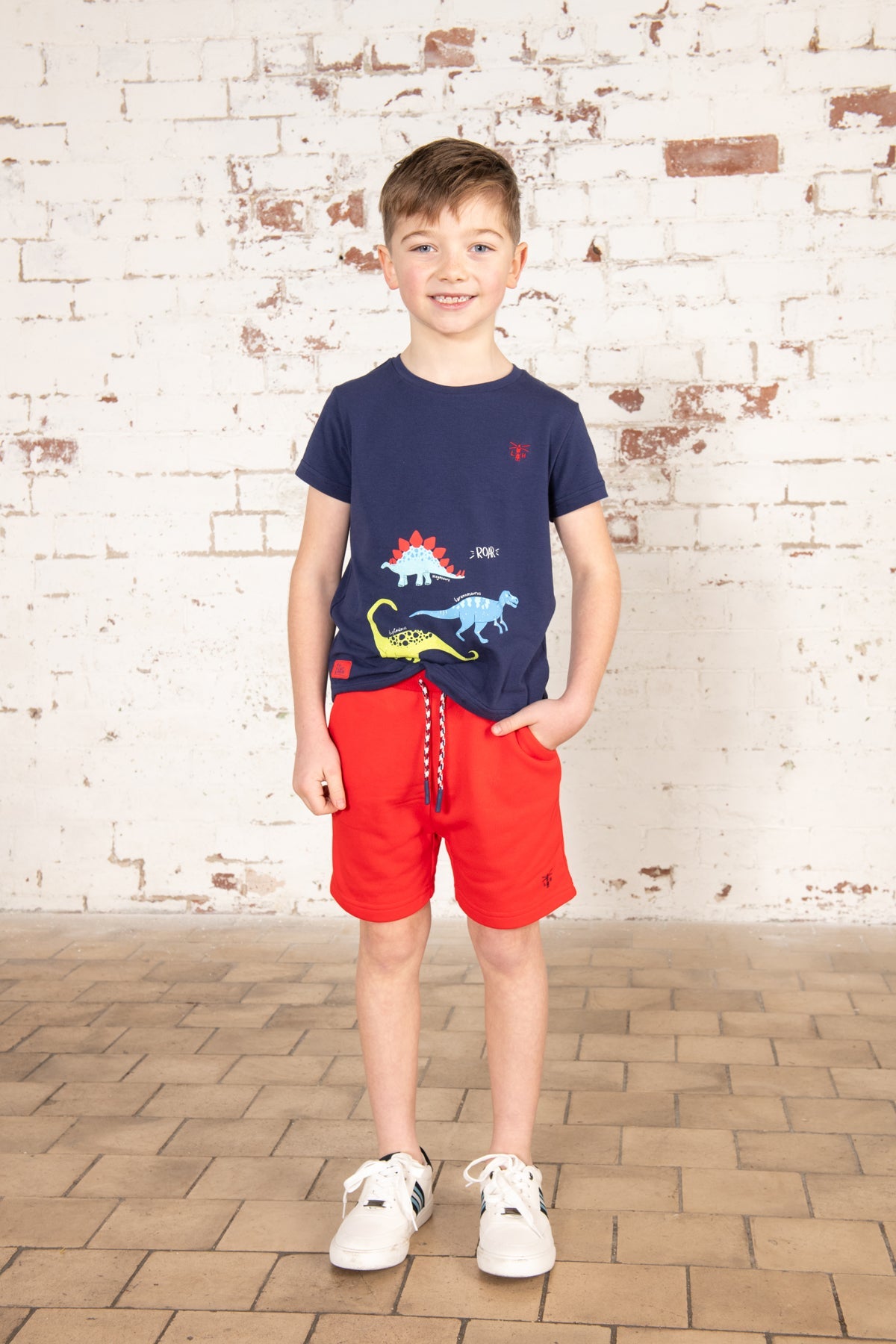 Louie Shorts - Red-Lighthouse