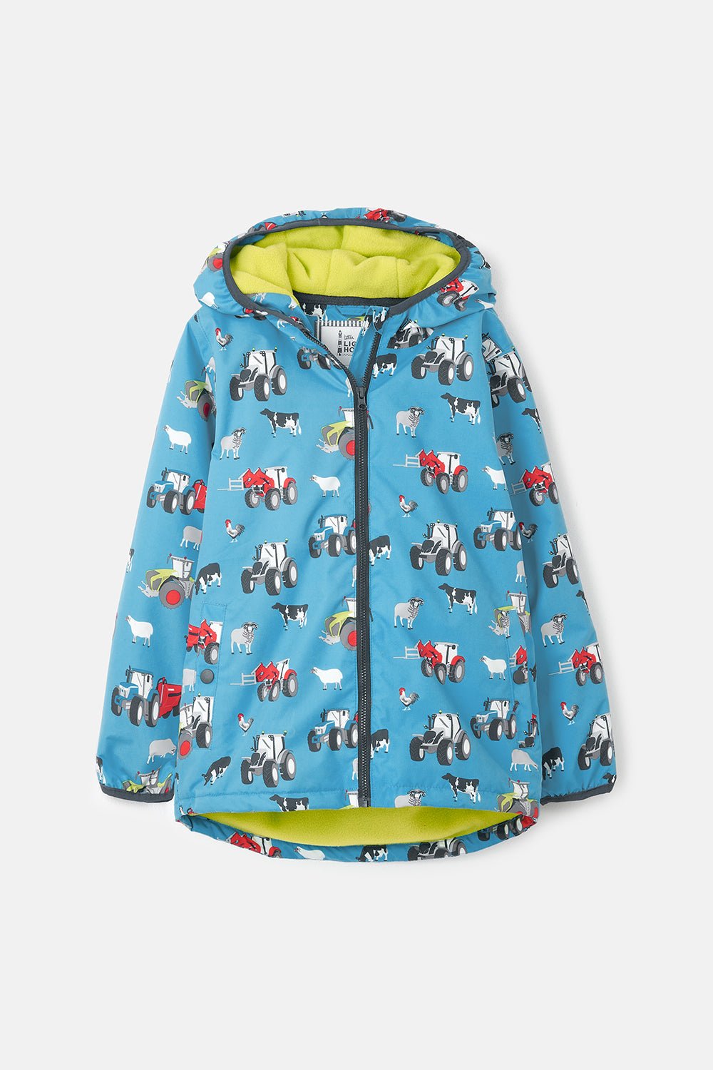 Lucas Coat - Blue Farm Print
