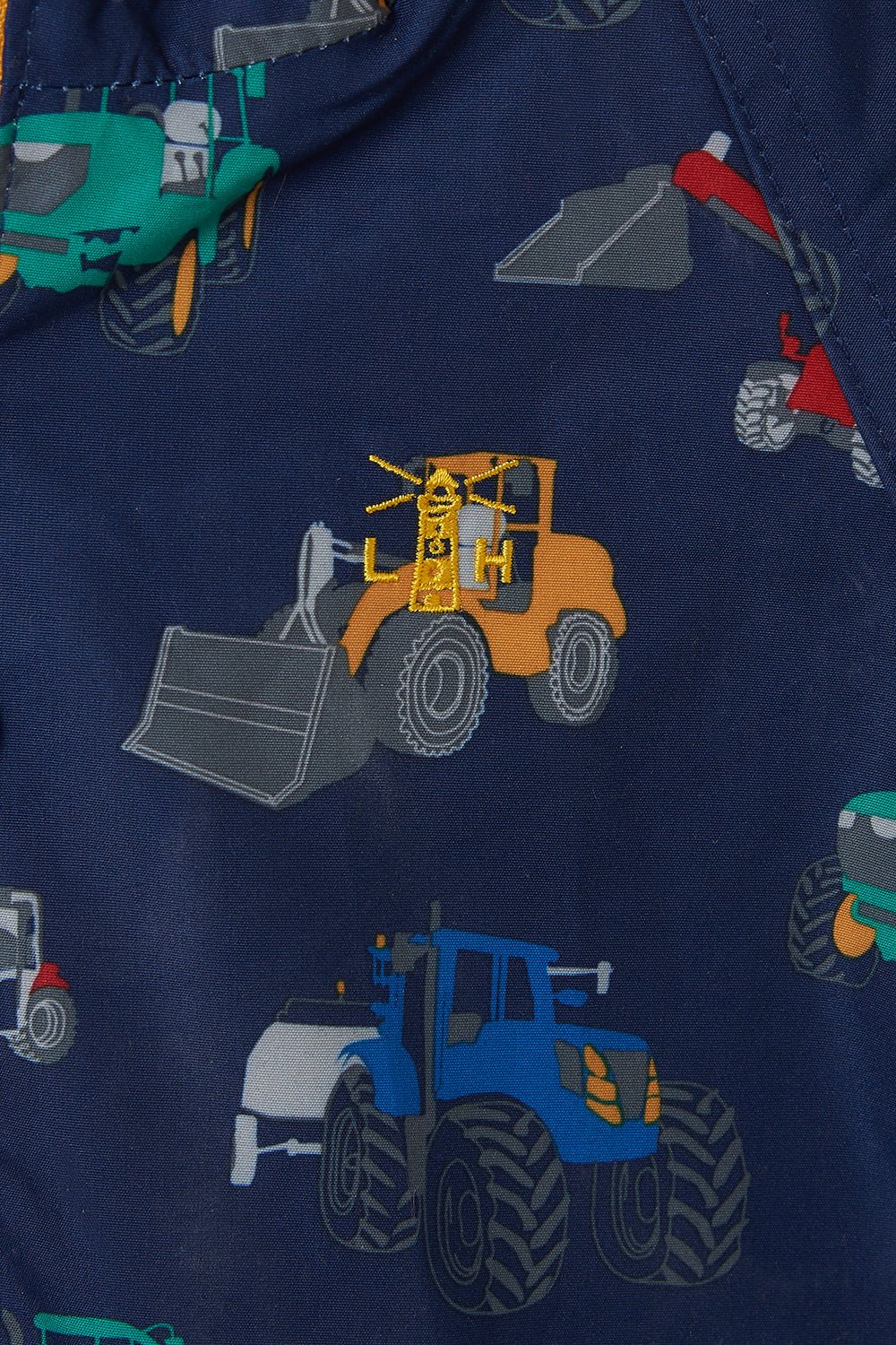 Lucas Coat - Tractor Print - Lighthouse