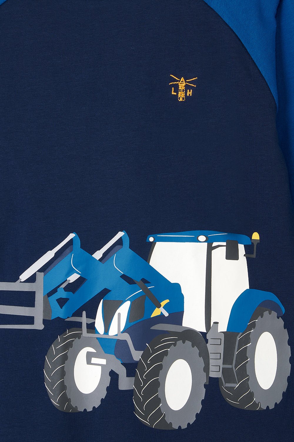 Mason Top - Blue Front Loader