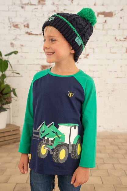 Mason Top - Green Front Loader-Lighthouse
