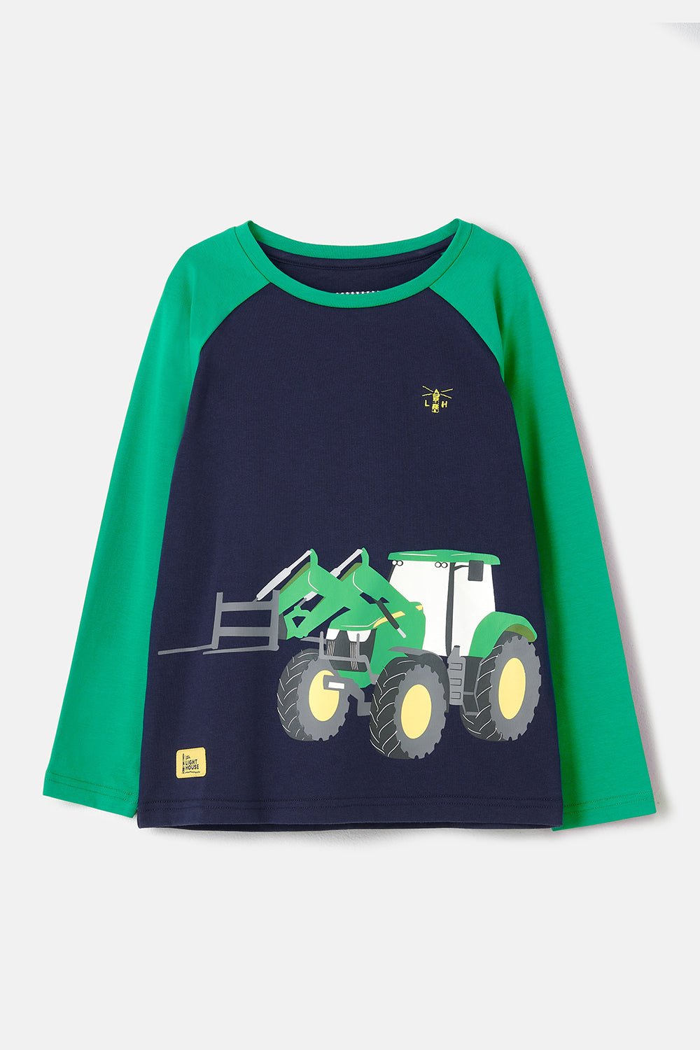 Mason Top - Green Front Loader-Lighthouse