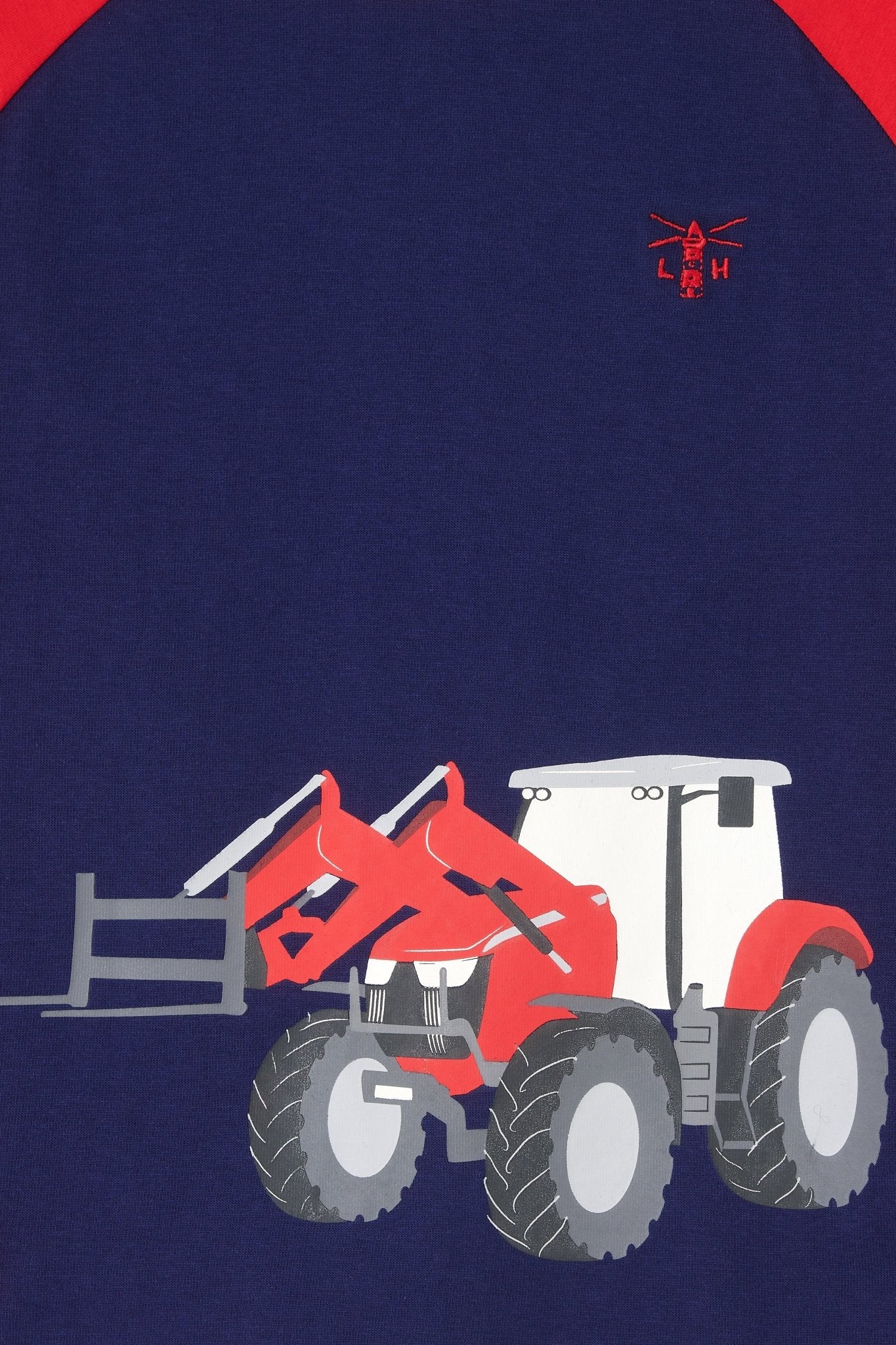 Mason Boys' Top, Red Tractor