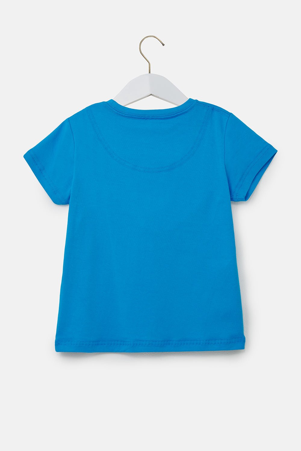 Oliver Short Sleeve Top - Blue Construction Print-Lighthouse