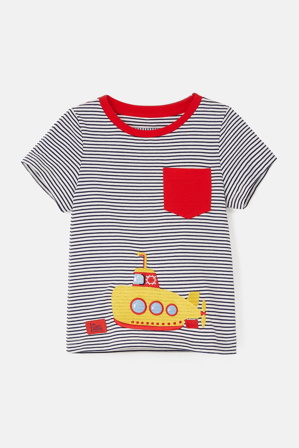 Oliver boys' tee, Eclipse Stripe Submarine