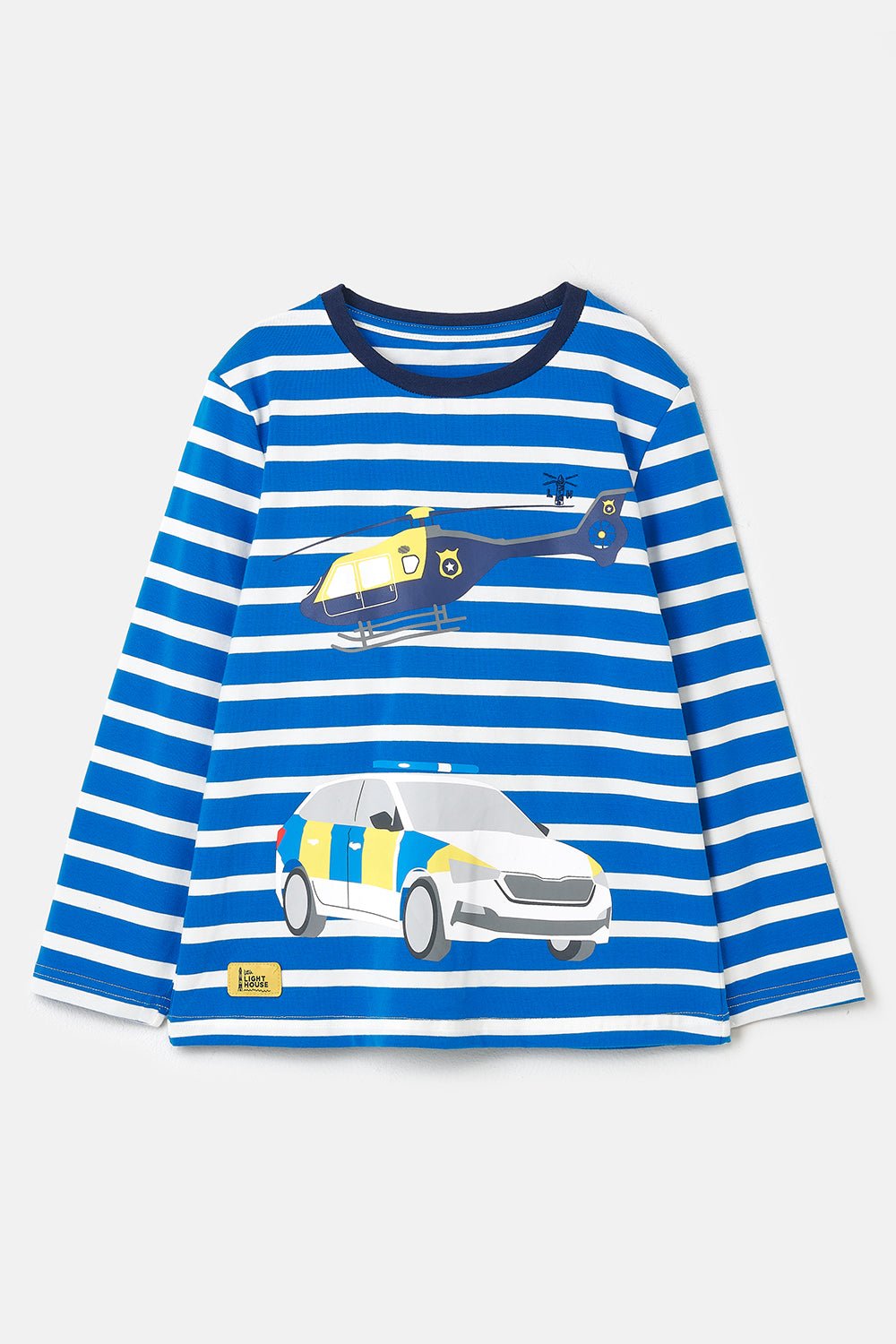 Oliver Top - Police Helicopter Print