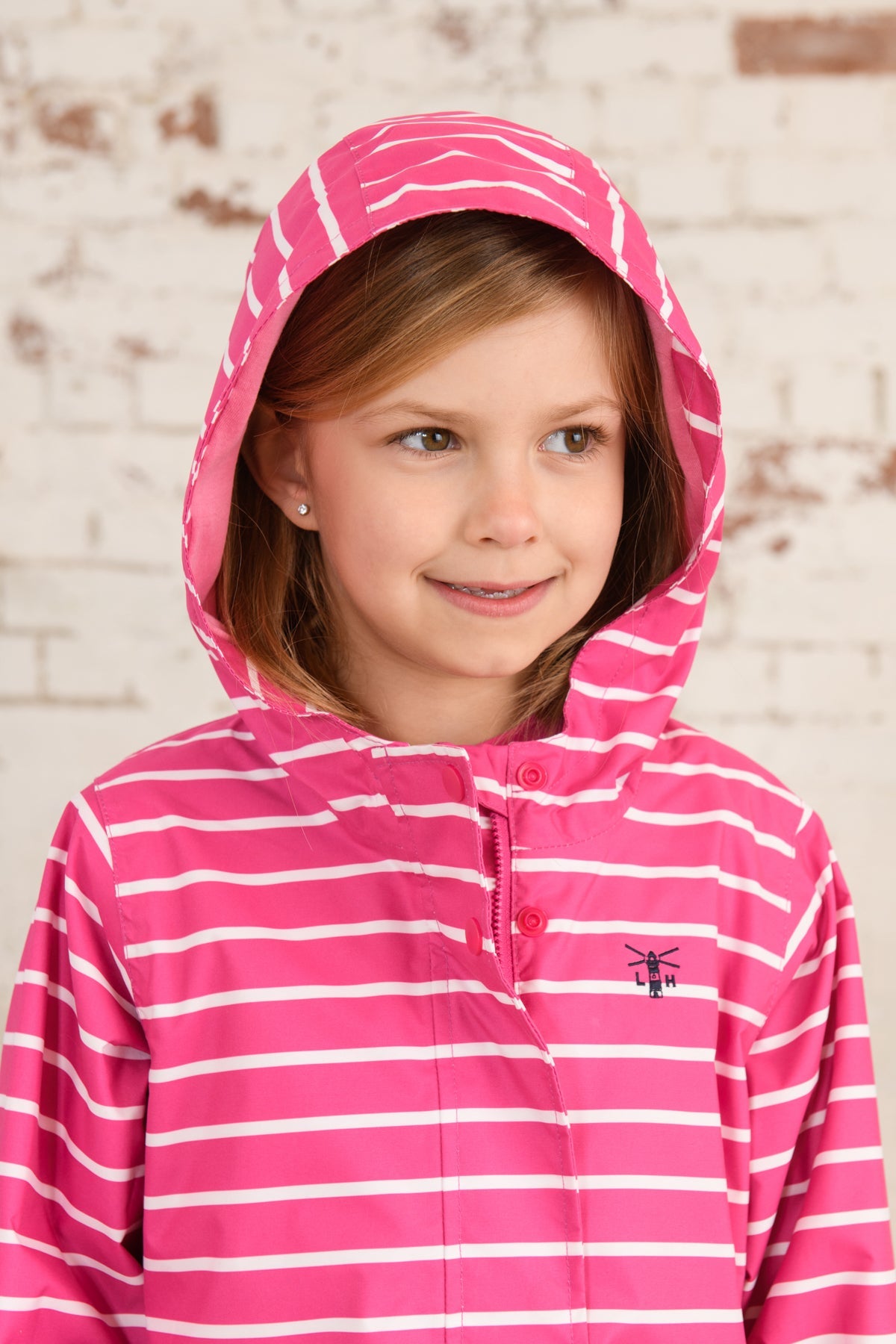 Olivia Jacket - Bright Pink Stripe