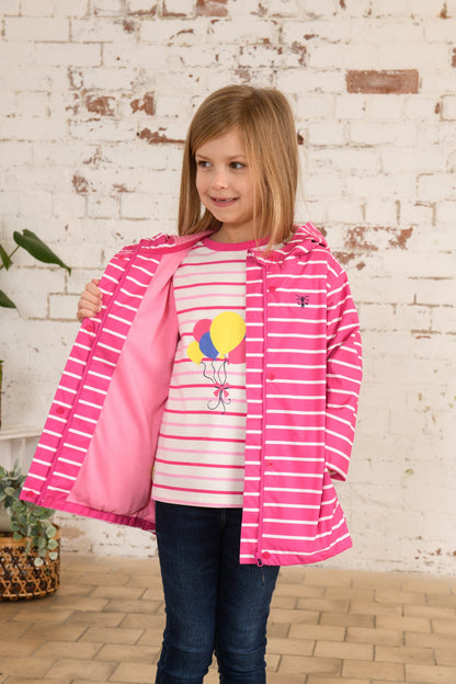 Olivia Jacket - Bright Pink Stripe-Lighthouse