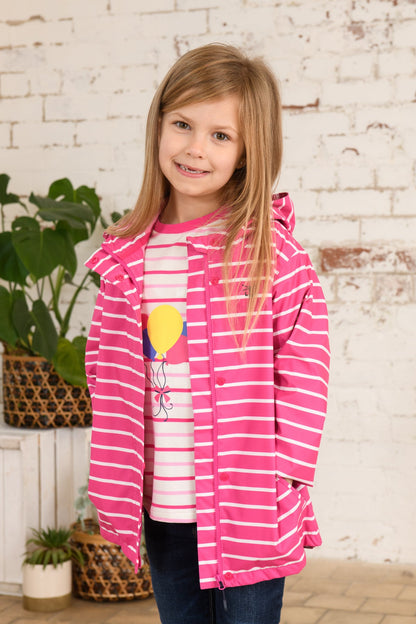 Olivia Jacket - Bright Pink Stripe-Lighthouse