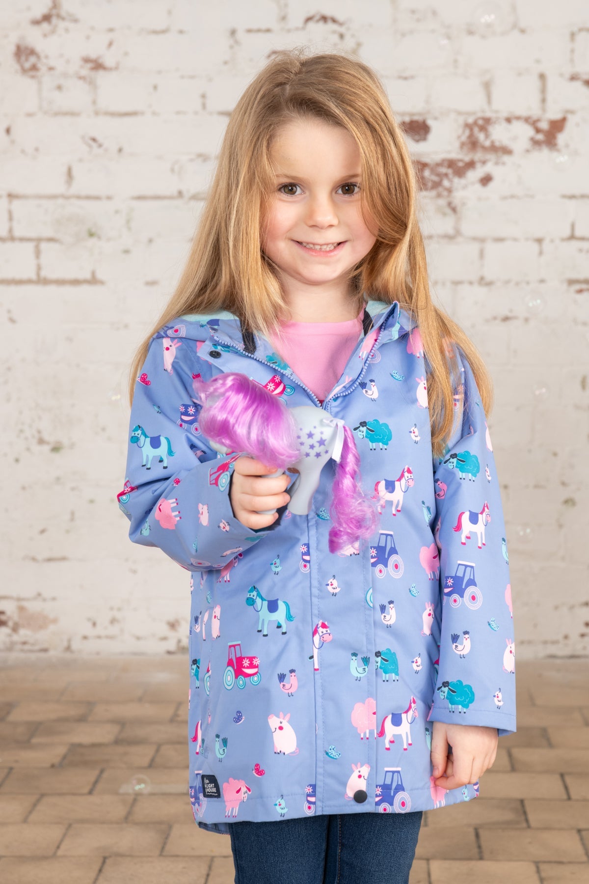 Olivia Jacket - Lilac Farm Print-Lighthouse