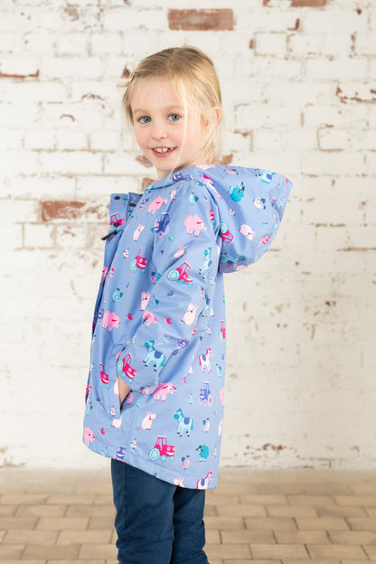 Olivia Jacket - Lilac Farm Print-Lighthouse