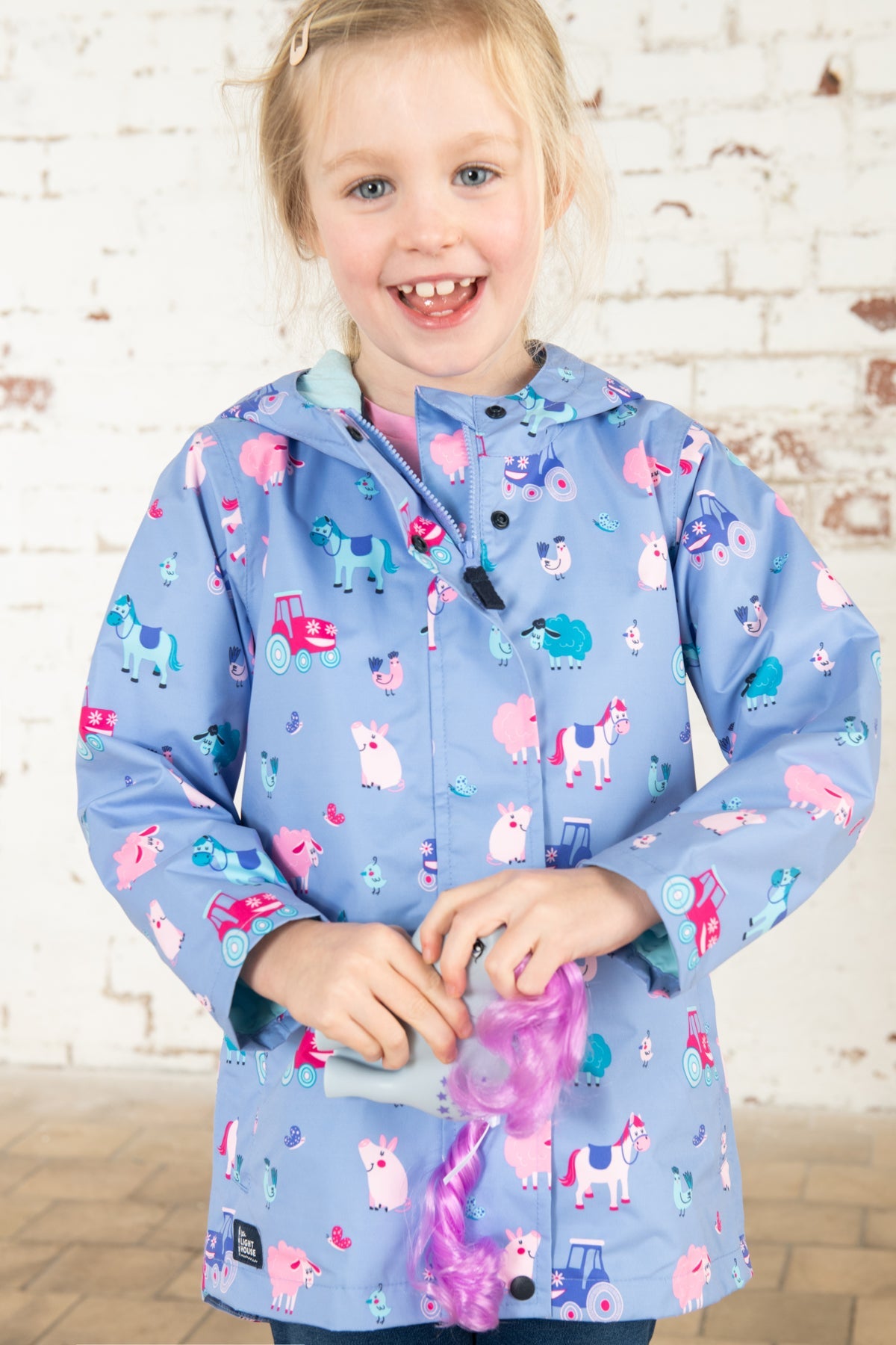 Olivia Jacket - Lilac Farm Print-Lighthouse