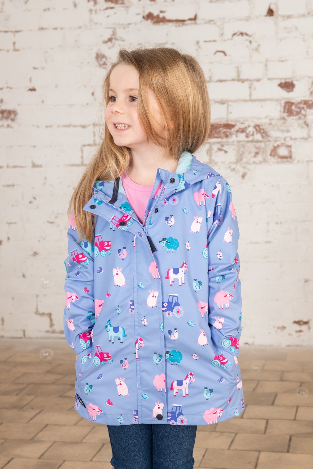 Olivia Jacket - Lilac Farm Print-Lighthouse