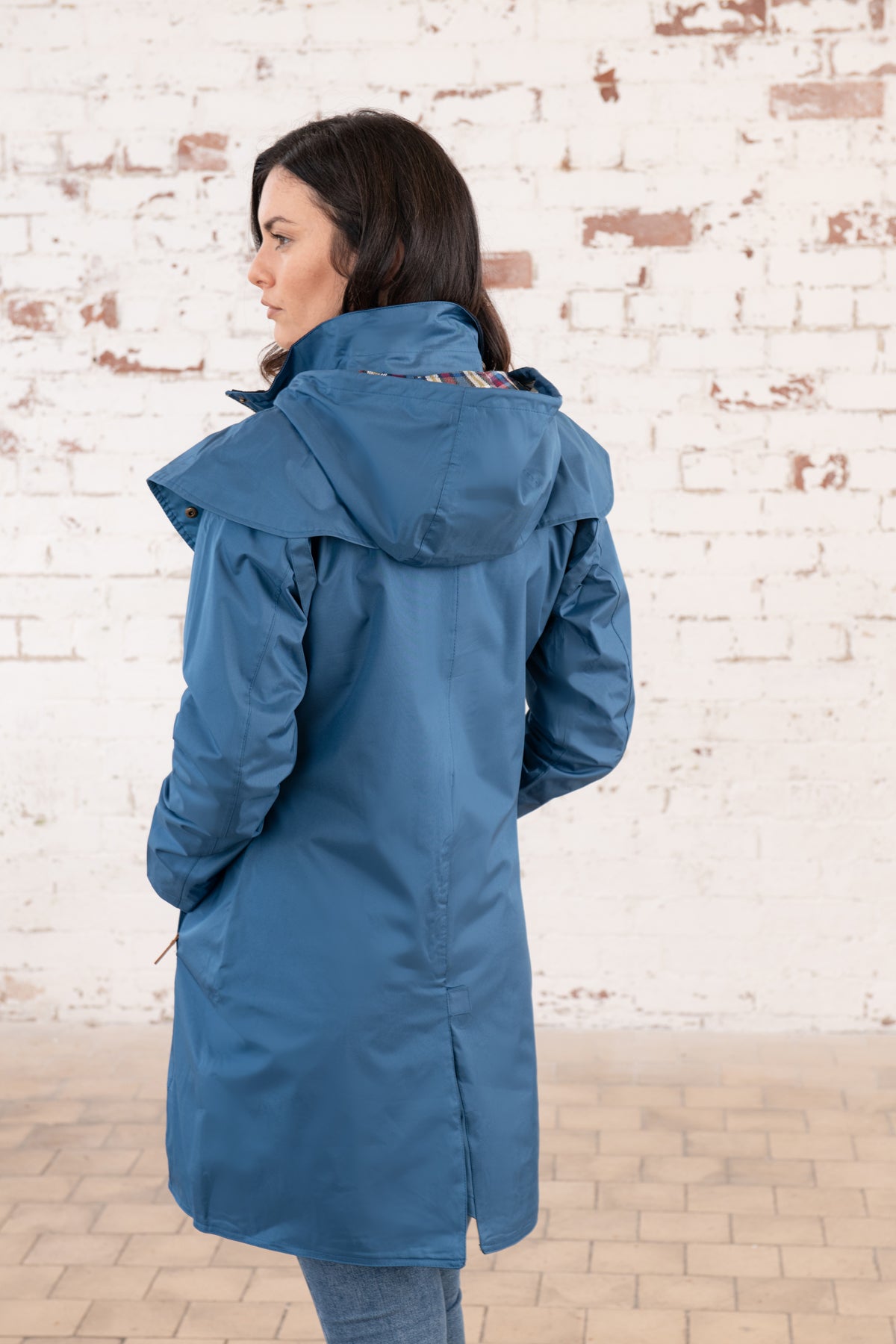 Outrider 3/4 Length Waterproof Raincoat - Deep Sea-Lighthouse