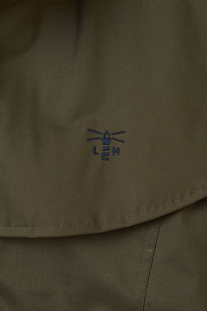 Outrider 3/4 Length Waterproof Raincoat - Fern-Lighthouse