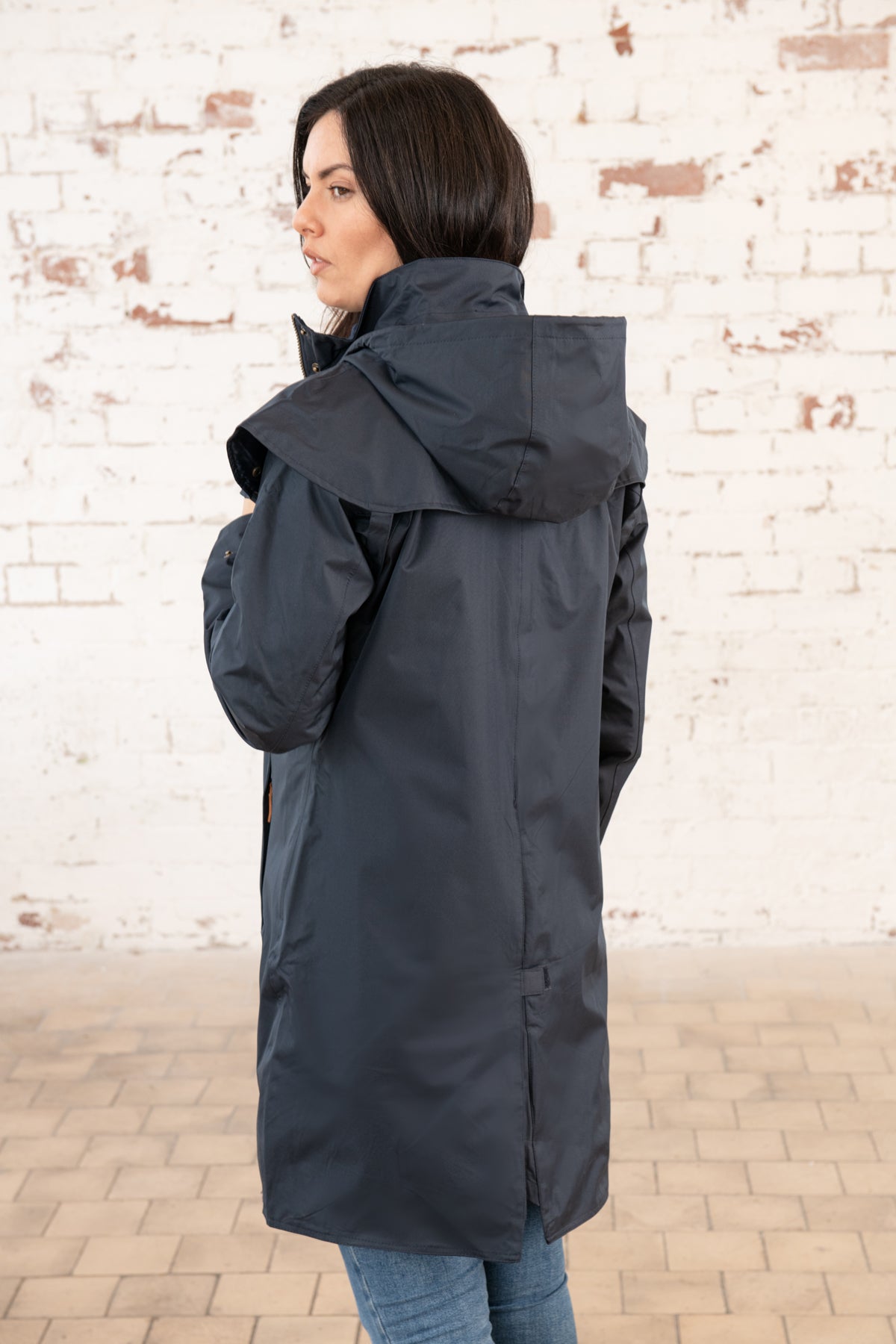 Outrider 3/4 Length Waterproof Raincoat - Nightshade-Lighthouse