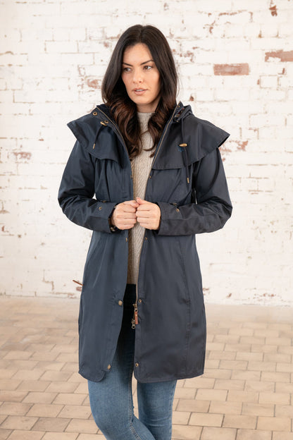 Outrider 3/4 Length Waterproof Raincoat - Nightshade-Lighthouse