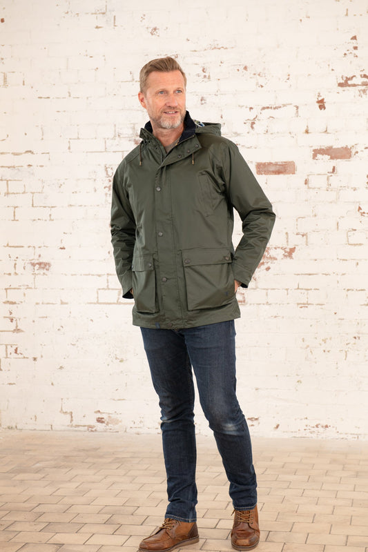 Oxford Raincoat - Hunter Green-Lighthouse