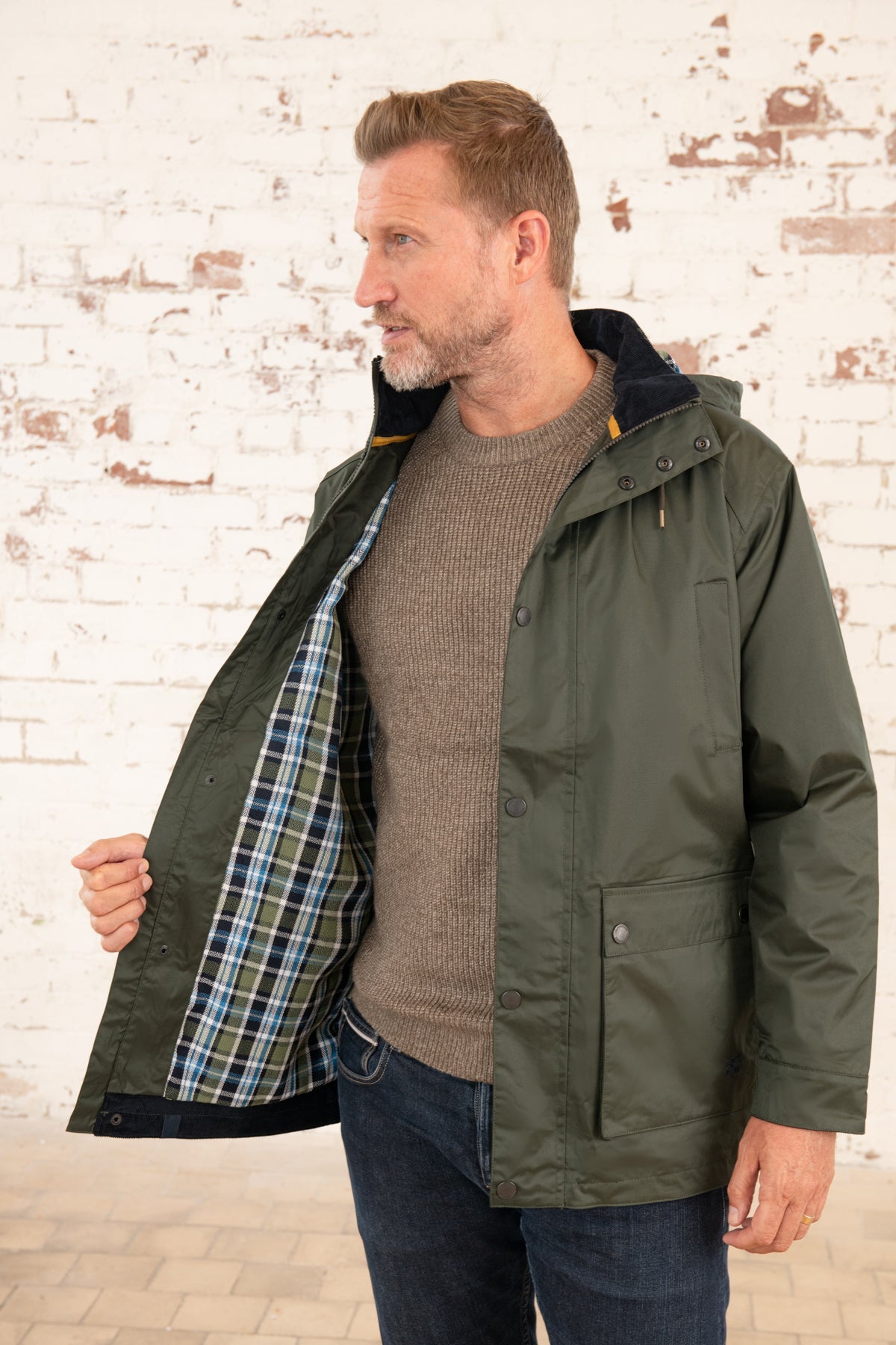 Oxford Men's Waterproof Coat Lighthouse
