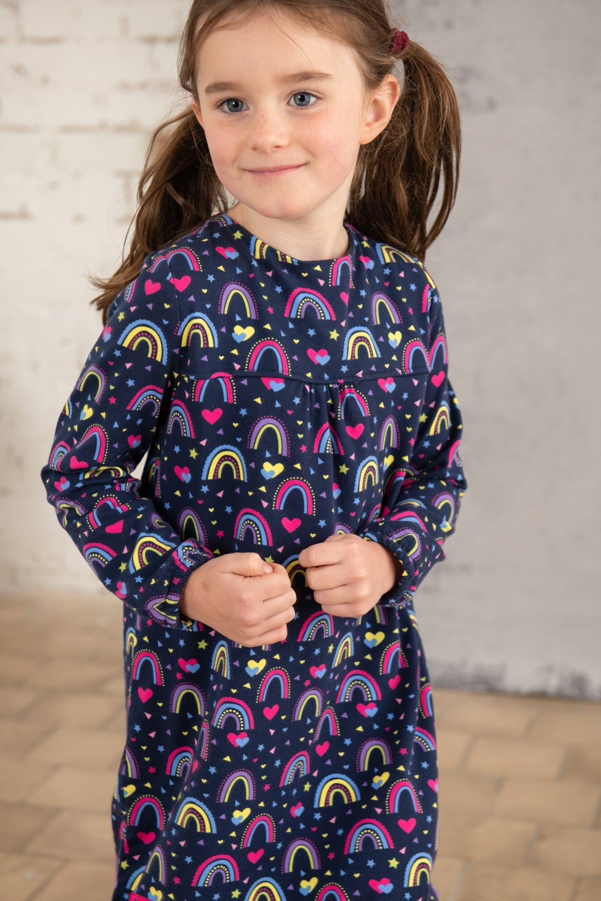 Penny Dress - Rainbow Print - Lighthouse