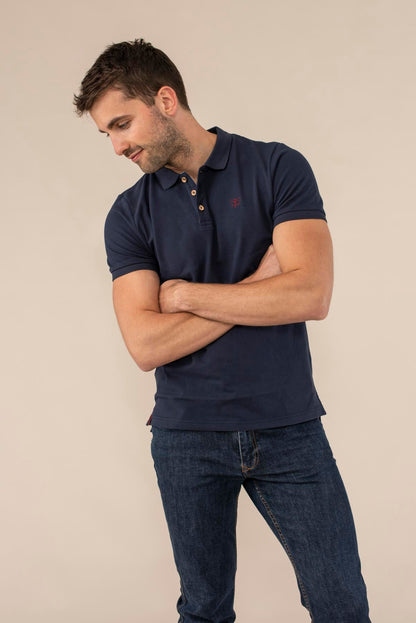 Pier Polo Shirt - Navy - Lighthouse