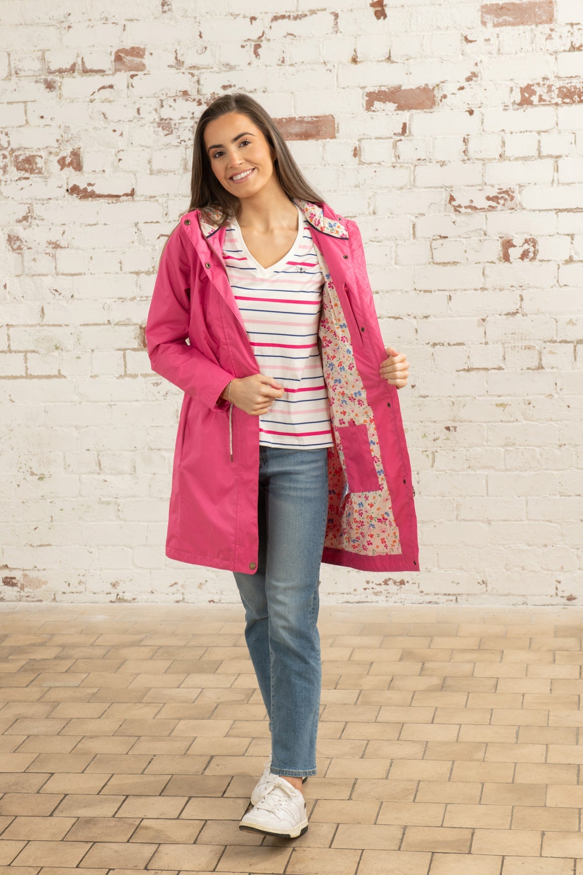 Pippa Coat - Pink-Lighthouse