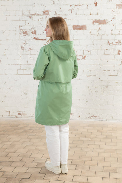 Pippa Coat - Soft Green-Lighthouse