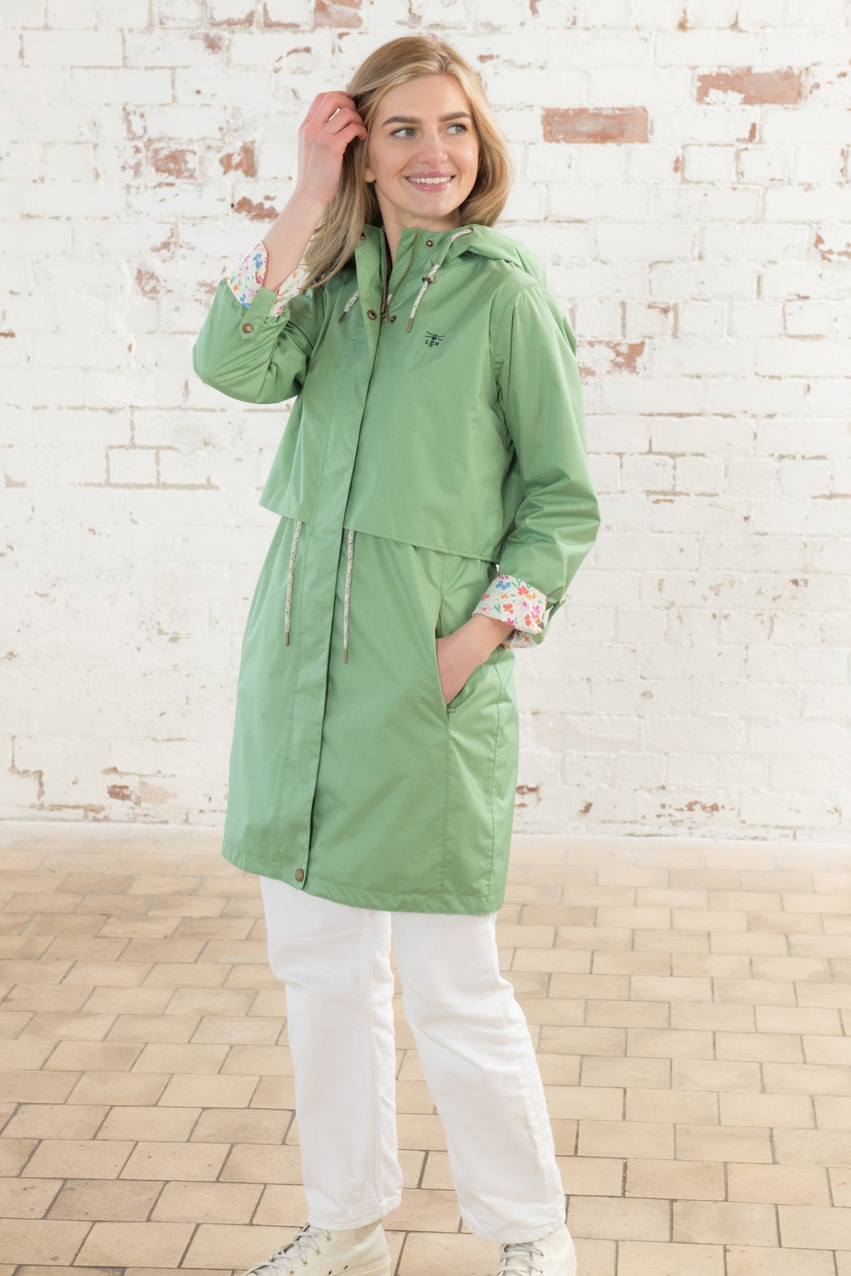 Pippa Coat - Soft Green-Lighthouse